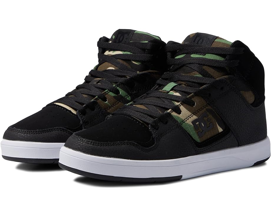 Кроссовки DC Cure Casual High-Top Boys Skate Shoes Sneakers, цвет Black/Camo Print