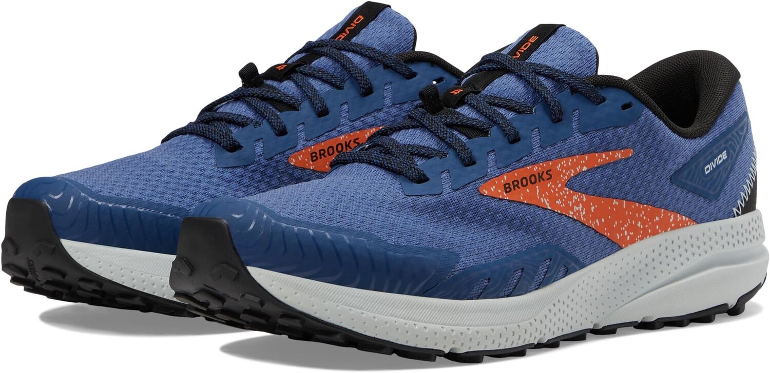 

Кроссовки Divide 4 Brooks, цвет Blue/Navy/Firecracker