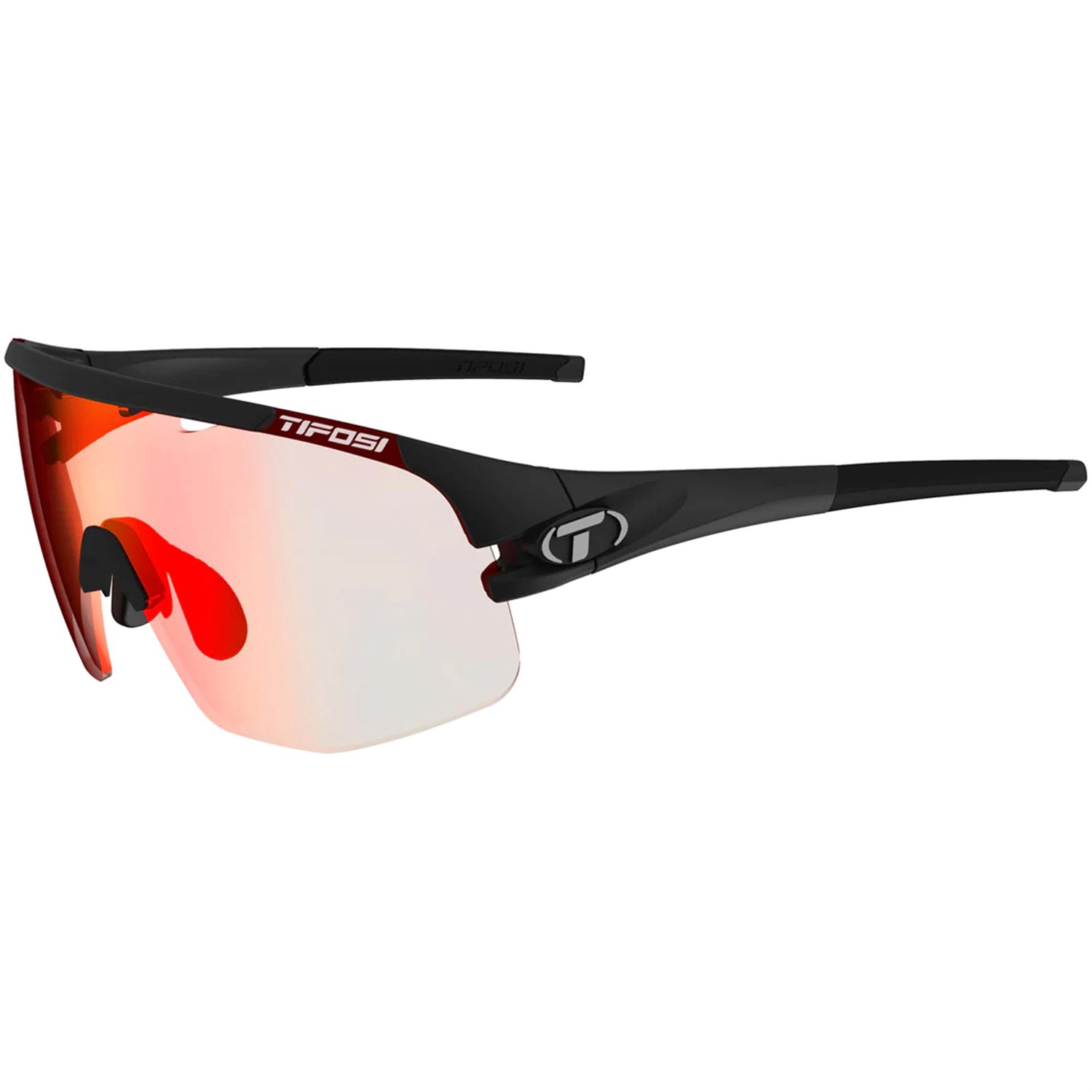 Солнцезащитные очки Tifosi Sledge Lite, цвет Matte Black/Clarion Red Fototec