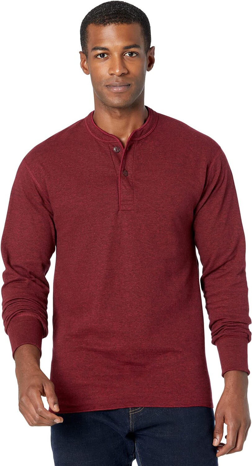 

Рубашка River Driver с длинным рукавом Henley Regular L.L.Bean, цвет Black Cherry Heather