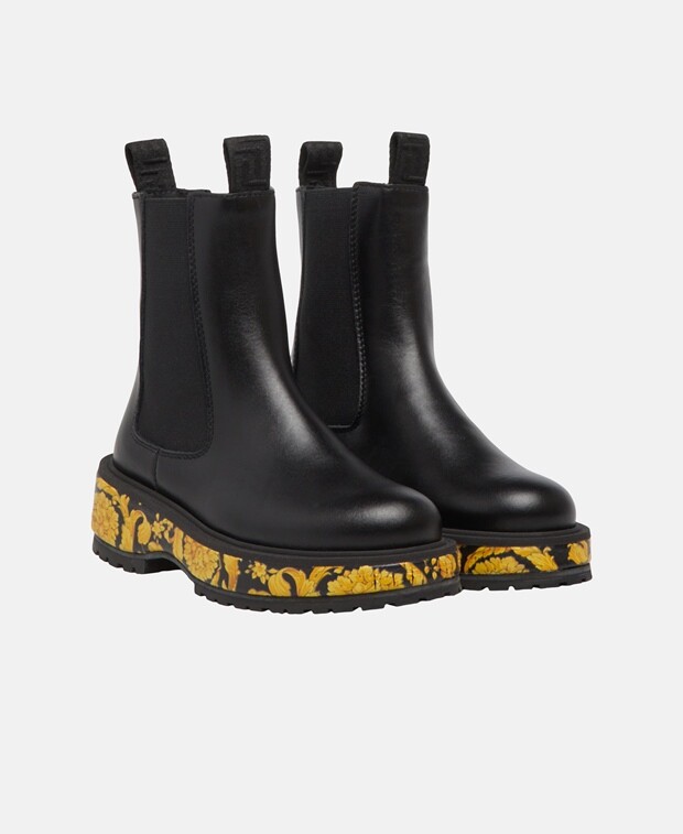 

Ботинки челси Versace, черный