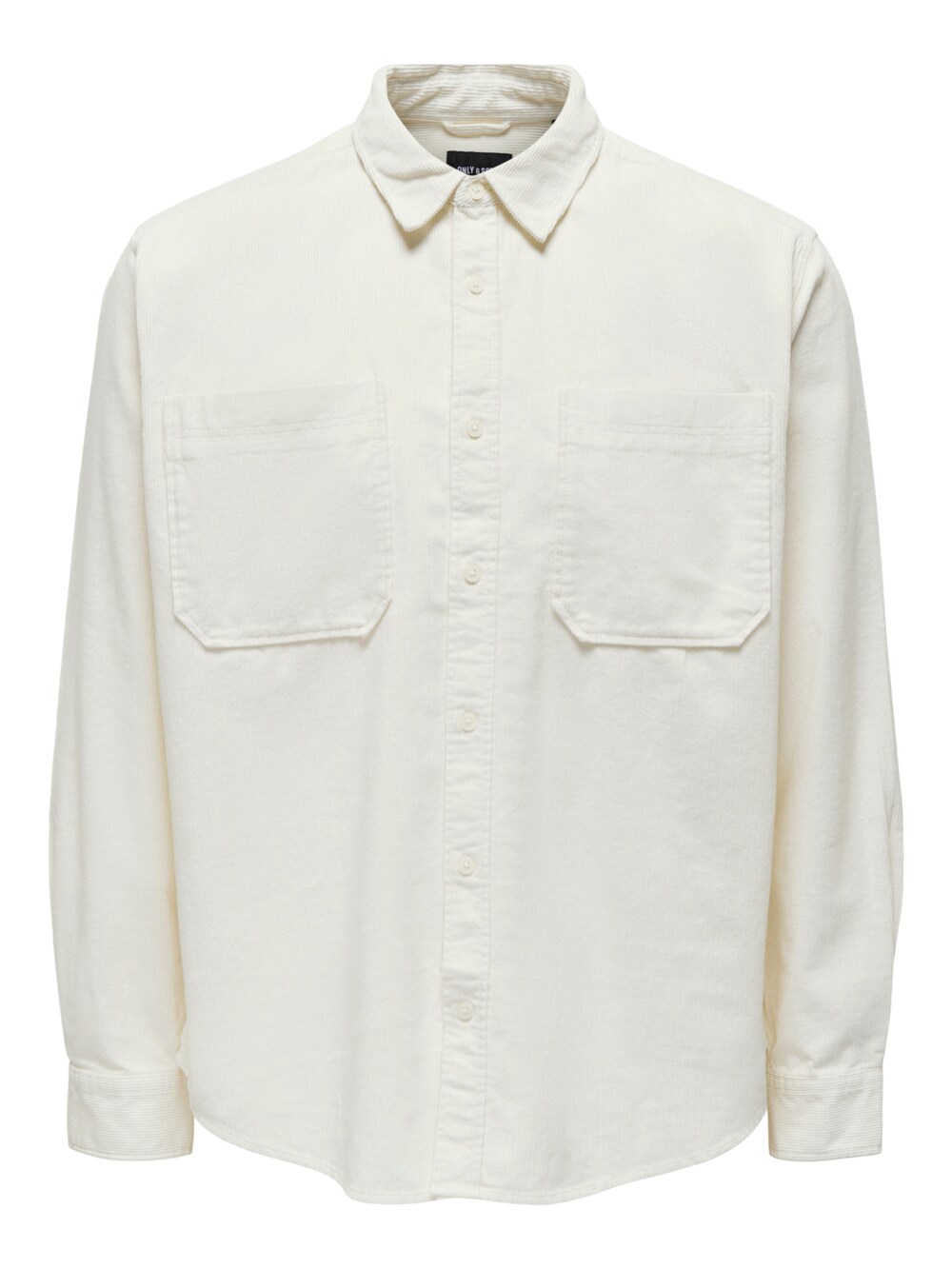 Рубашка на пуговицах стандартного кроя Only & Sons Alp, шерсть белая