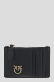 

Женский кожаный кошелек Pinko, черный