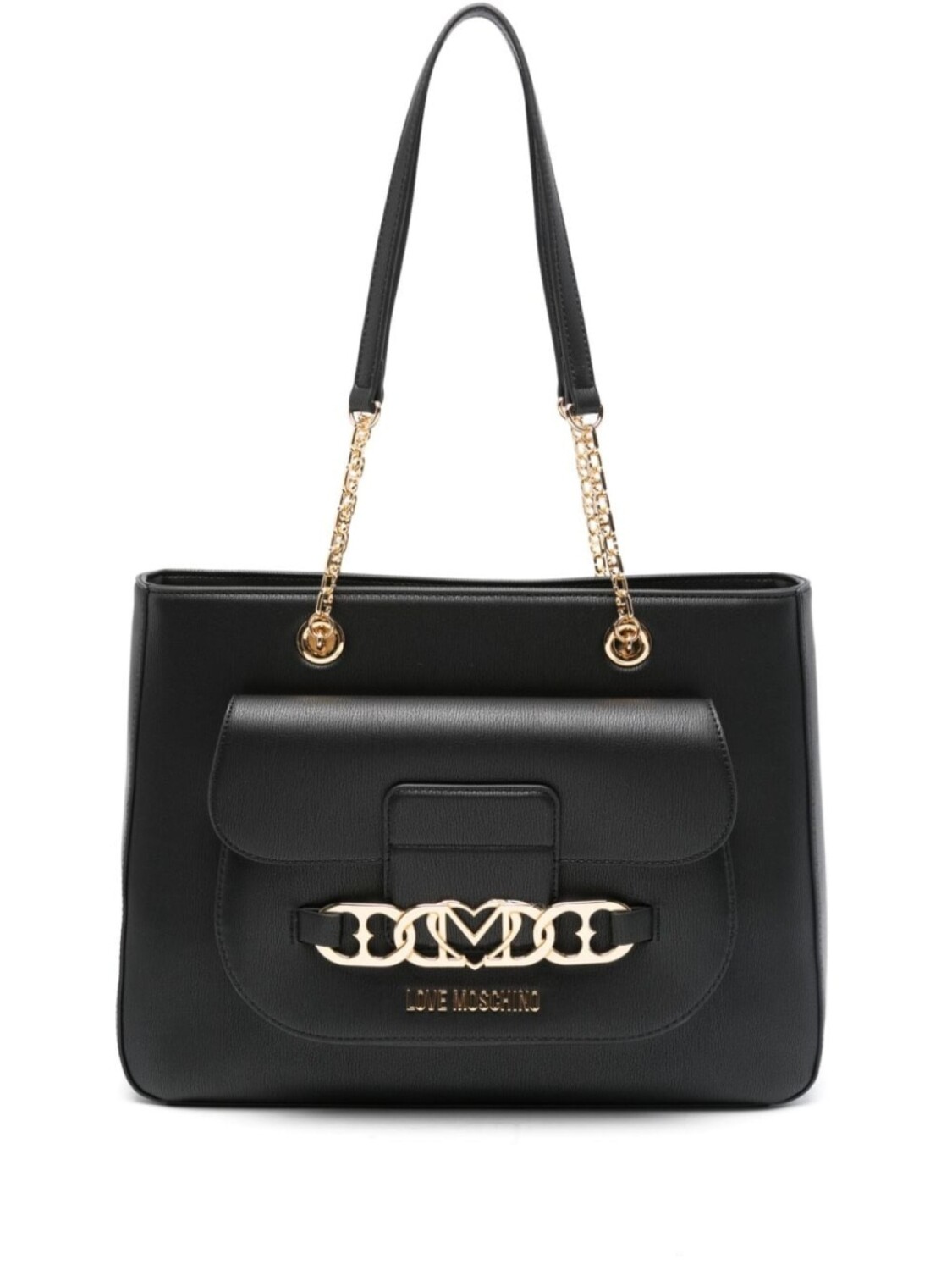 

Love Moschino сумка-тоут с логотипом, черный