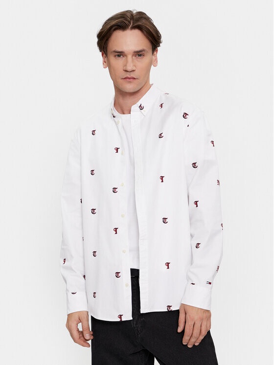 

Рубашка классического кроя Tommy Jeans, белый