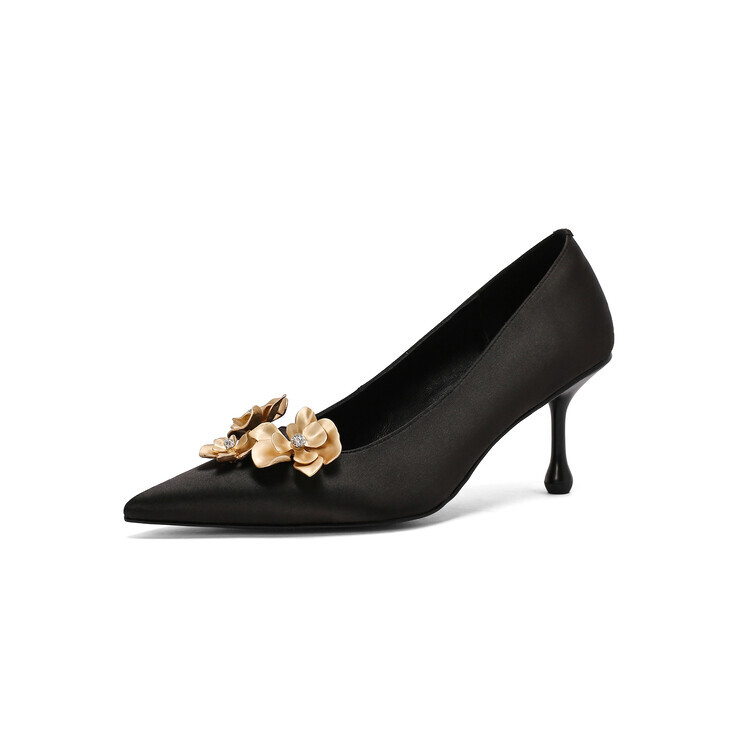

Туфли женские на высоком каблуке Amazing Cure, цвет Black single shoes