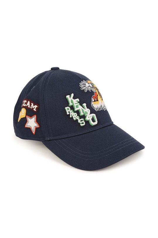 

Детская хлопковая бейсболка Kenzo Kids, синий