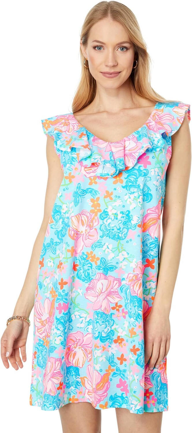 

Платье Алесса Lilly Pulitzer, цвет Surf Blue Luscious Lions
