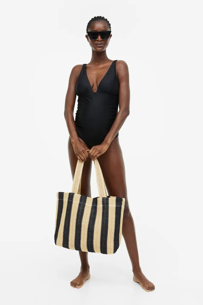 

Сплошной купальник H&M, черный