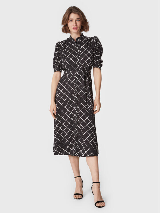

Платье-рубашка стандартного кроя Dkny, черный