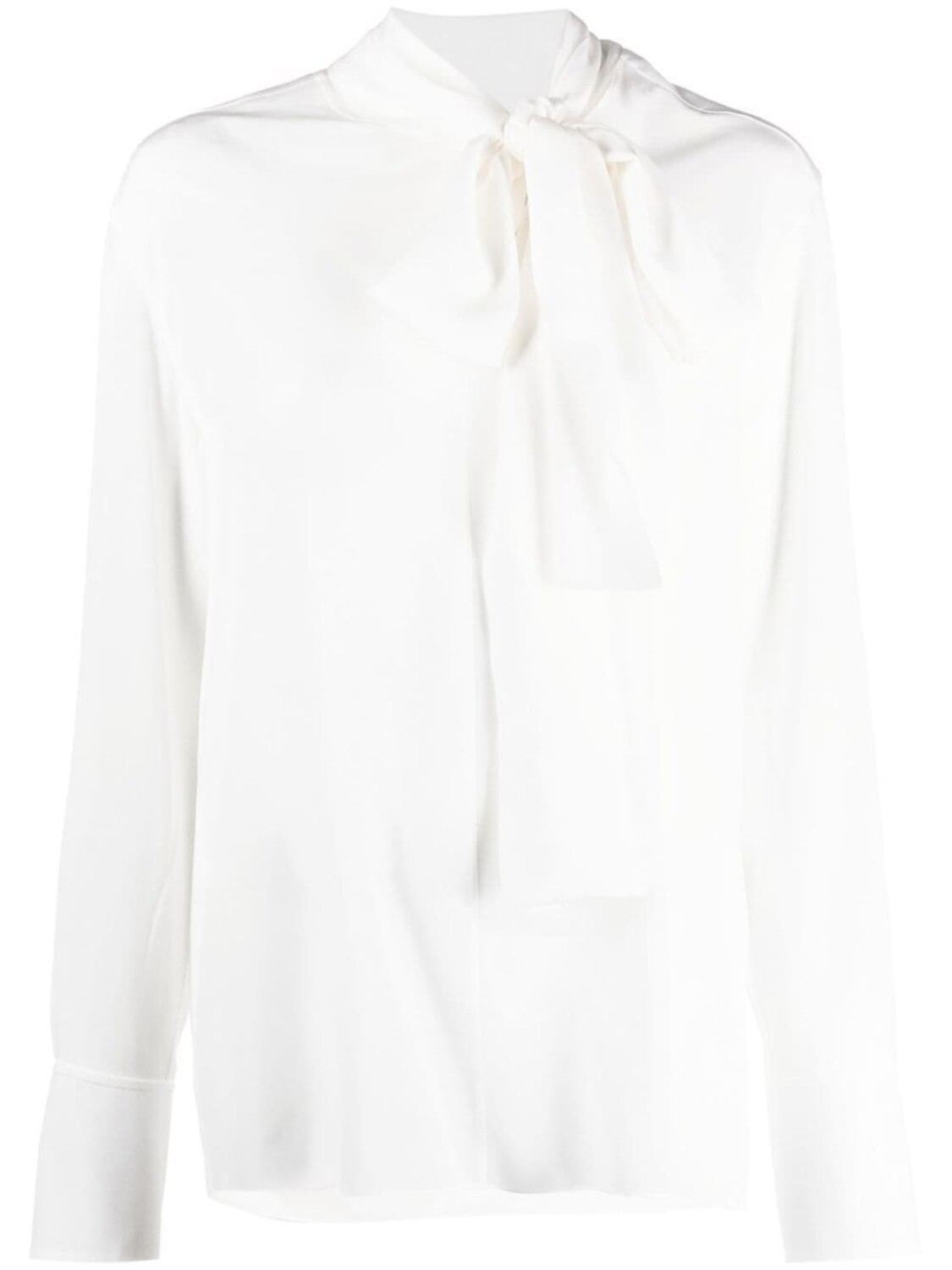 

Givenchy шелковая блузка с бантом, белый