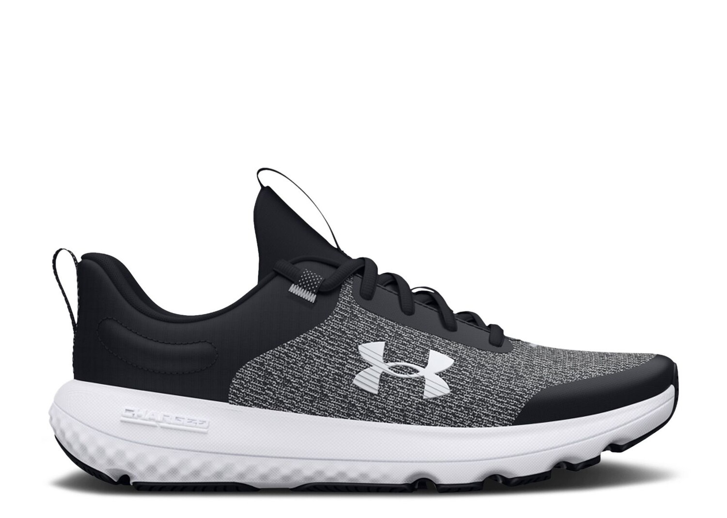 

Кроссовки Under Armour Charged Revitalize Gs 'Black White', черный