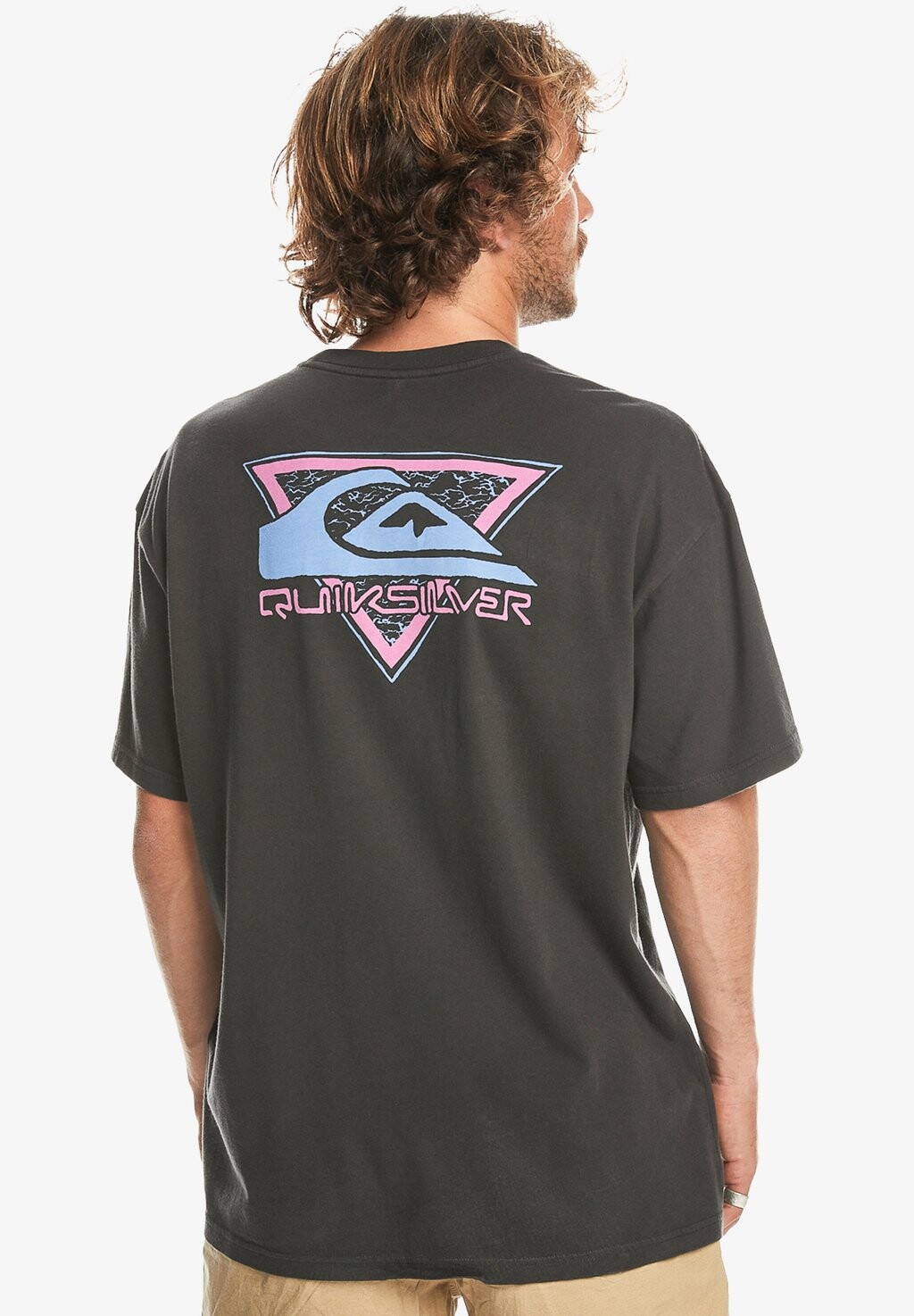 

Футболка с принтом TAKE US BACK LOGO Quiksilver, цвет tarmac