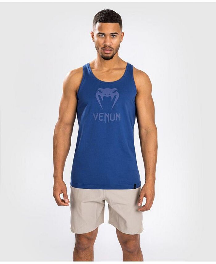 

Мужская классическая майка на бретелях Venum, цвет Navy blue/navy blue