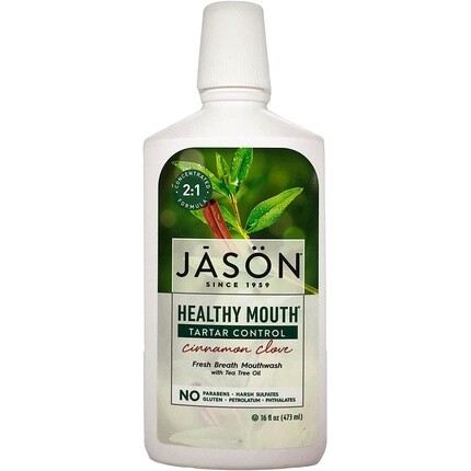 

Jason Bodycare Healthy Mouth Ополаскиватель для полости рта против налета и зубного камня, 480 мл Frontier Natural Foods