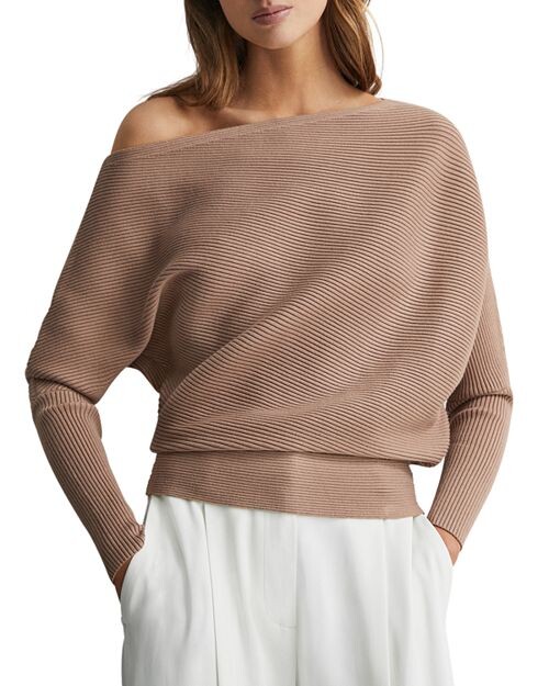 

Драпированный топ Lorna REISS, цвет Tan/Beige