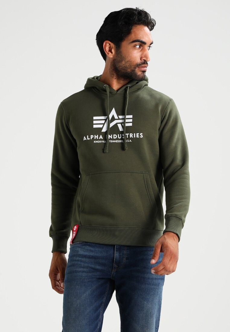 

Худи Alpha Industries, темно-зеленый