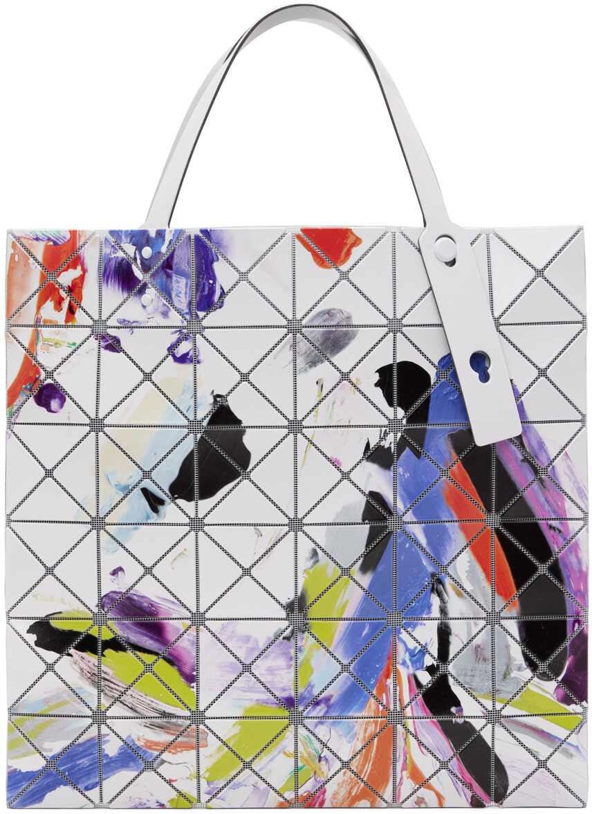 

Серая сумка-тоут с палеткой BAO BAO ISSEY MIYAKE