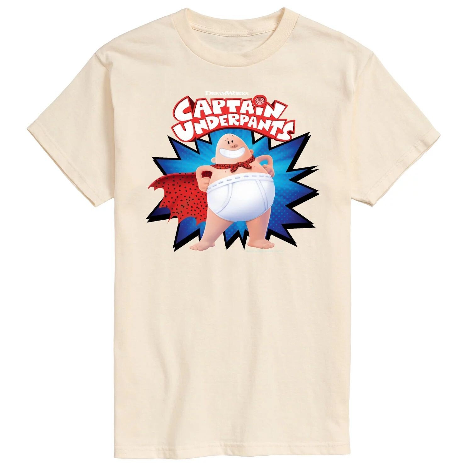 

Мужская футболка с логотипом Captain Underpants Licensed Character