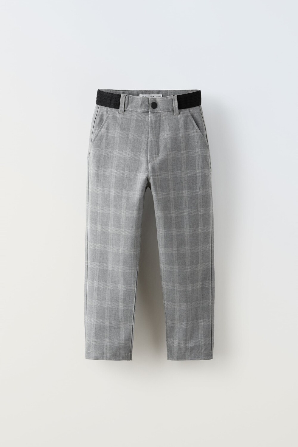 

Брюки с эластичной вязкой Zara, серый