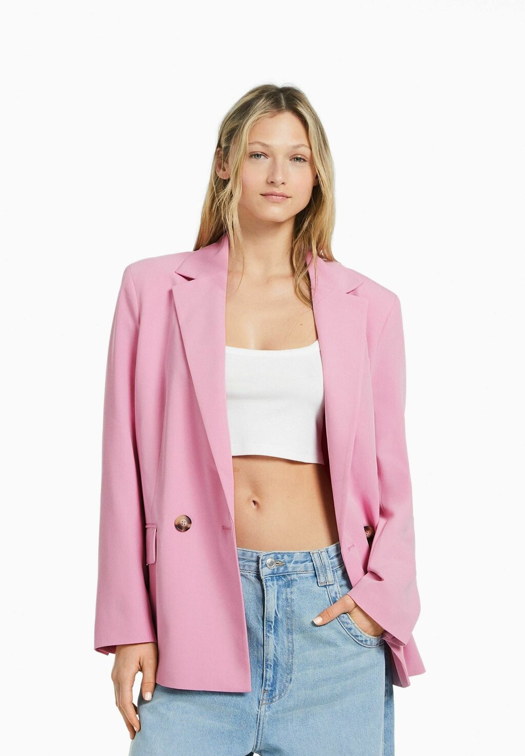 

Короткое пальто Bershka