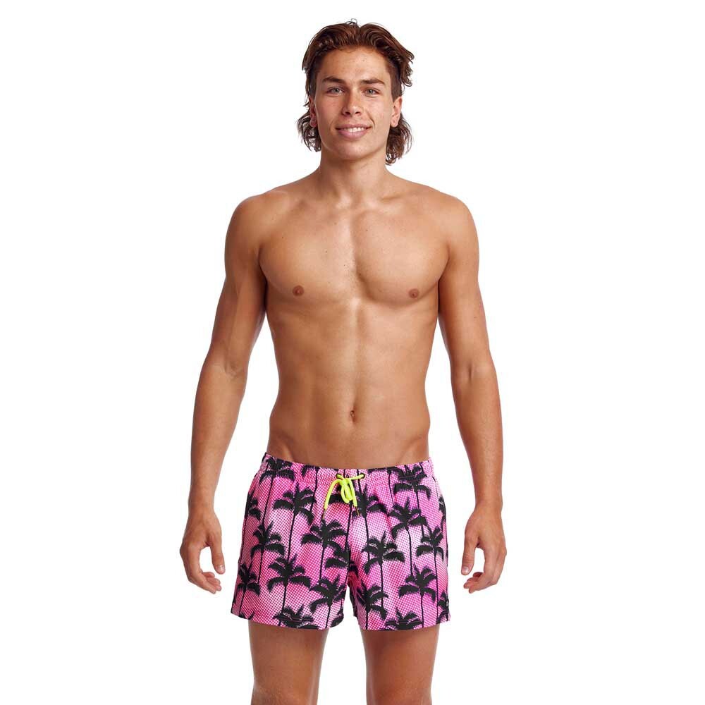 

Шорты для плавания Funky Trunks Shorty Shorts Pop Palms, розовый