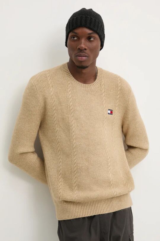 

Свитер Tommy Jeans, коричневый