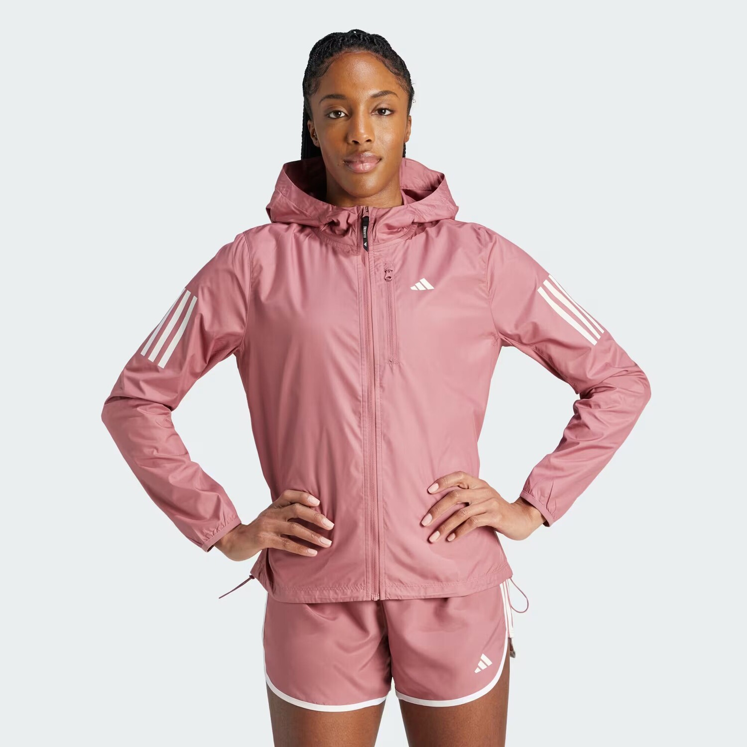 

Куртка Run Adidas, цвет Preloved Crimson