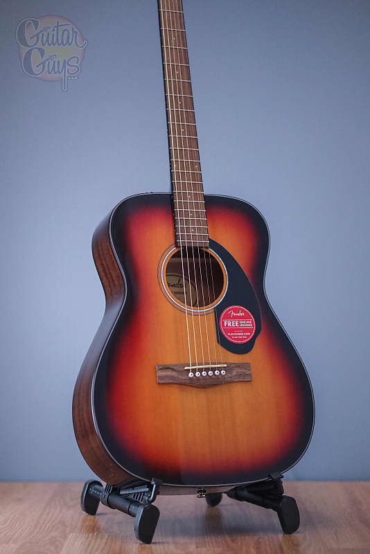 Акустическая гитара Fender CC-60S Concert 3-Color Sunburst акустическая гитара flight d 200 3 color sunburst