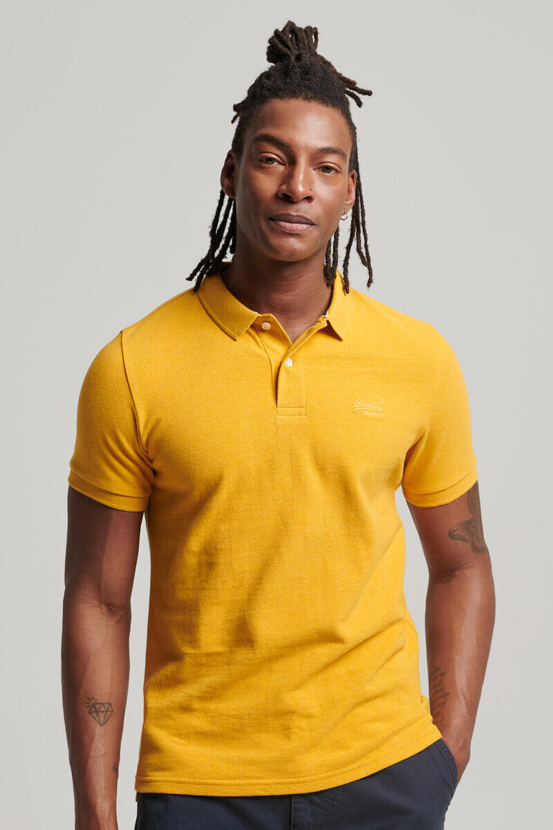 

Классическое поло из пике Superdry Superdry, золотой, Желтый