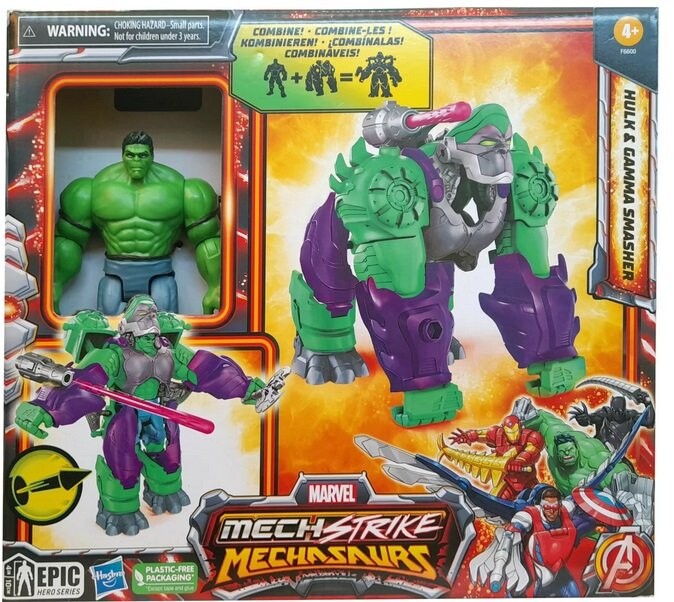 

Рисунок MARVEL HULK MECHSTRIKE F6600 HASBRO 2in1 Обезьяна Халк Avengers