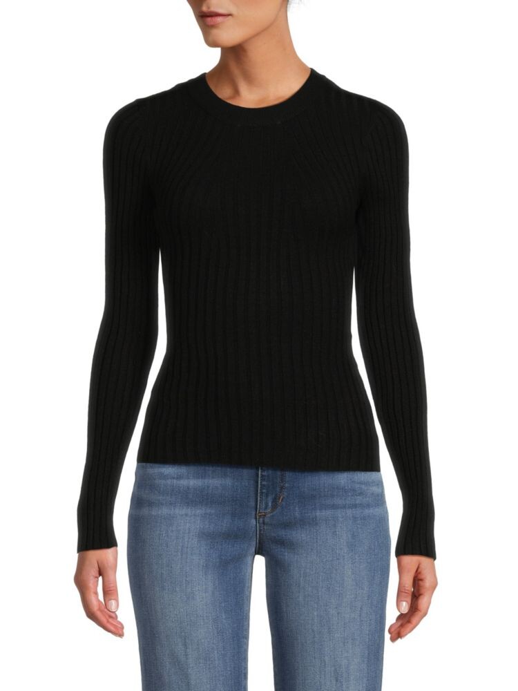 

Ребристый вязаный свитер Vero Moda, черный