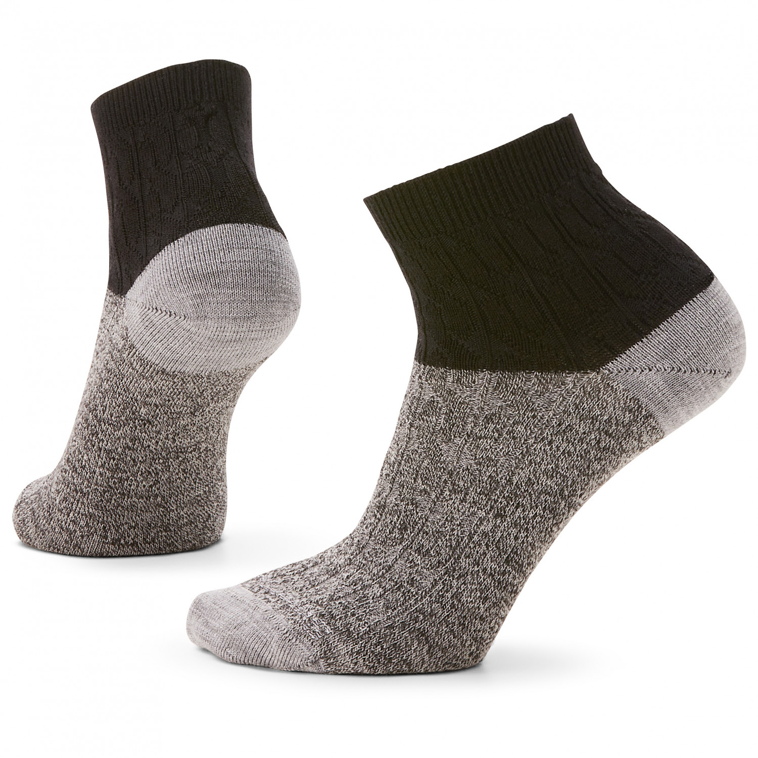 Многофункциональные носки Smartwool Women's Everyday Cable Ankle Boot, черный