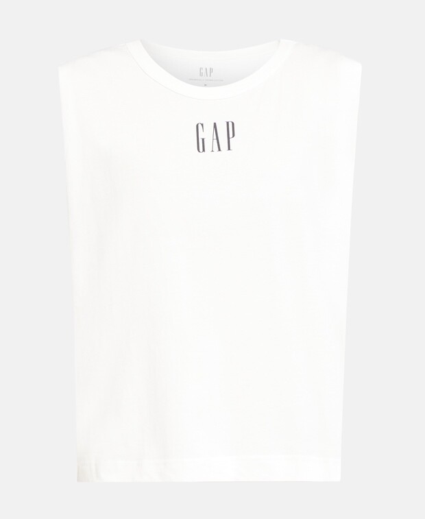 

Топ без рукавов Gap, белый