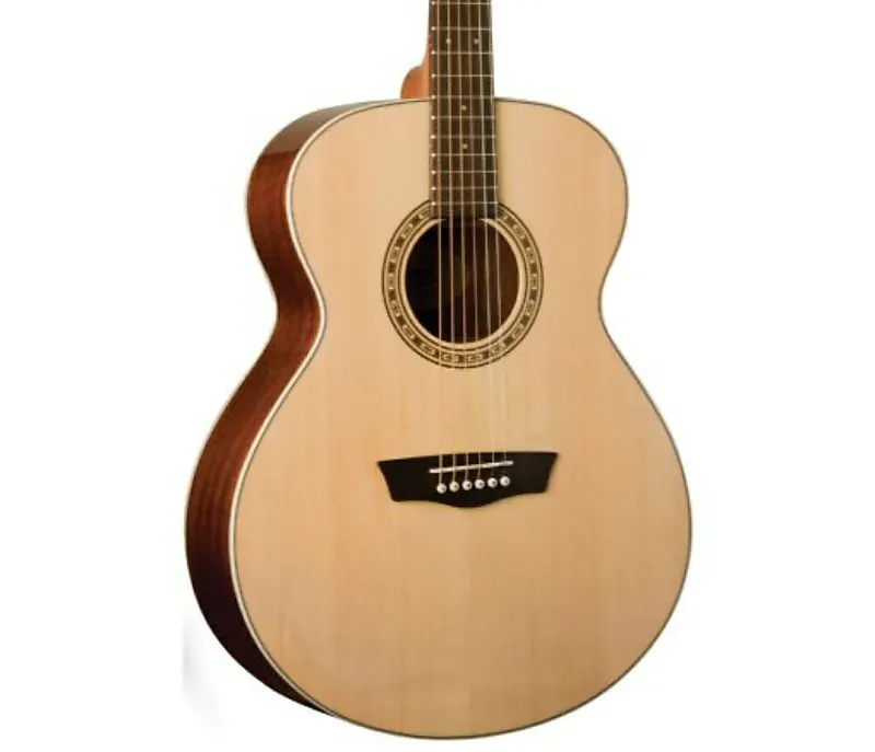 цена Акустическая гитара Washburn G7S Harvest Grand Auditorium Acoustic Guitar. Natural Gloss