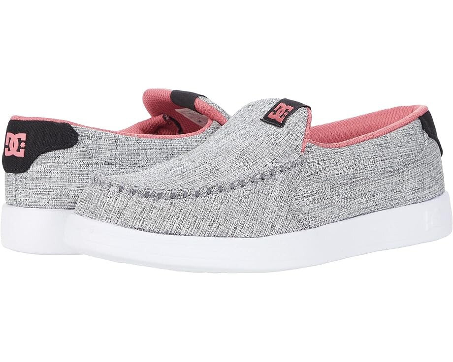 

Кроссовки DC Scoundrel Casual Slip-On Skate Shoe, цвет Black/White/Pink