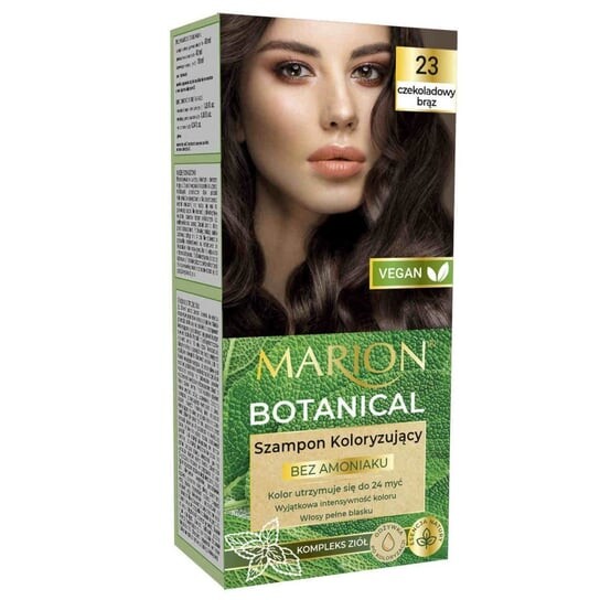 

Шампунь-краситель №23 Шоколадно-коричневый Marion, Botanical