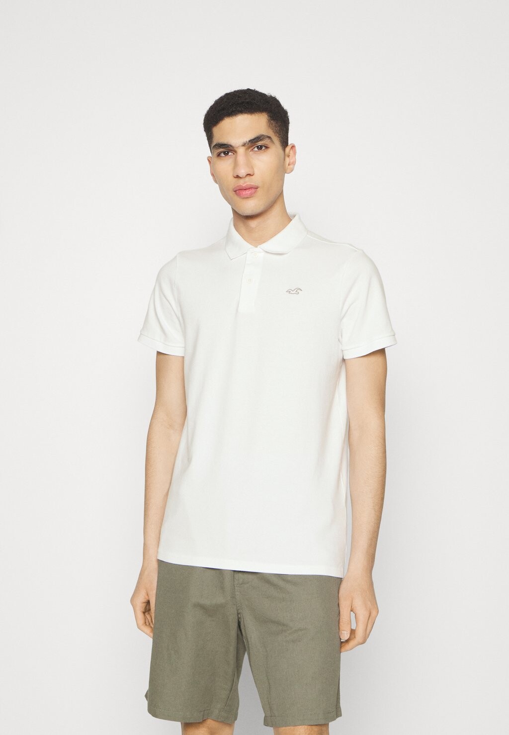 

Рубашка-поло CHAIN Hollister Co., цвет white