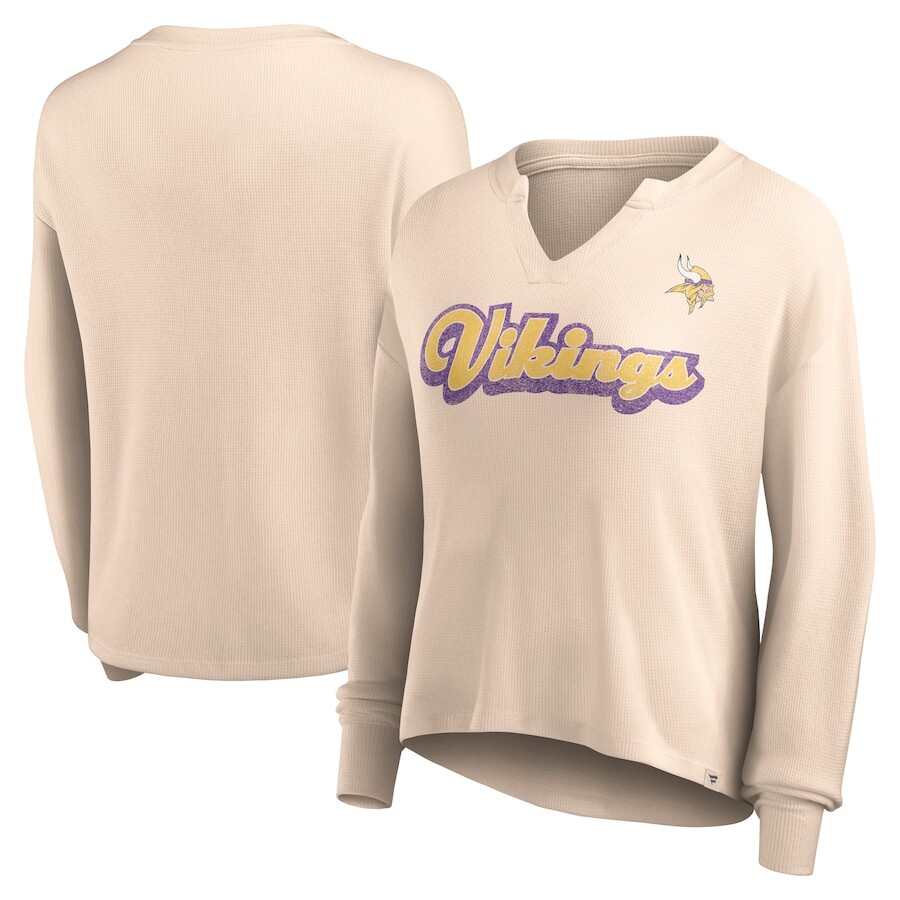 

Футболка с длинным рукавом Fanatics Branded Minnesota Vikings, загар