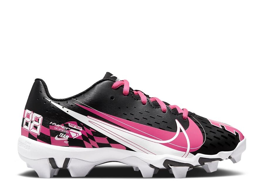 

Кроссовки Nike Hyperdiamond 4 Keystone GG, цвет Black Hyper Pink