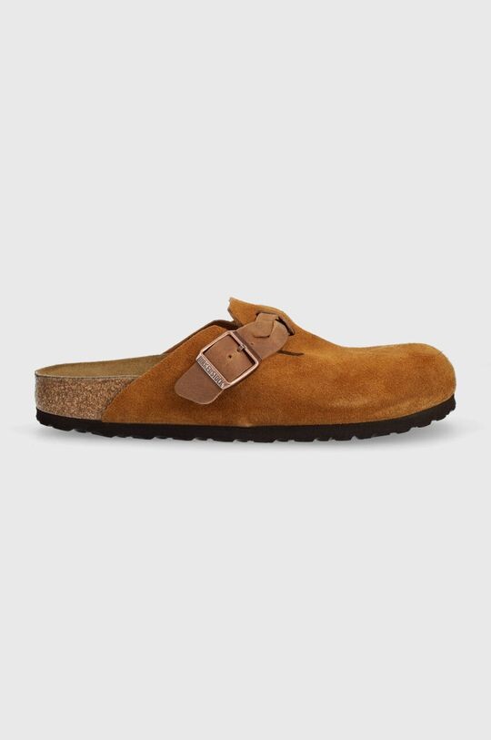 

Замшевые тапочки Boston с плетеной отделкой Birkenstock, коричневый
