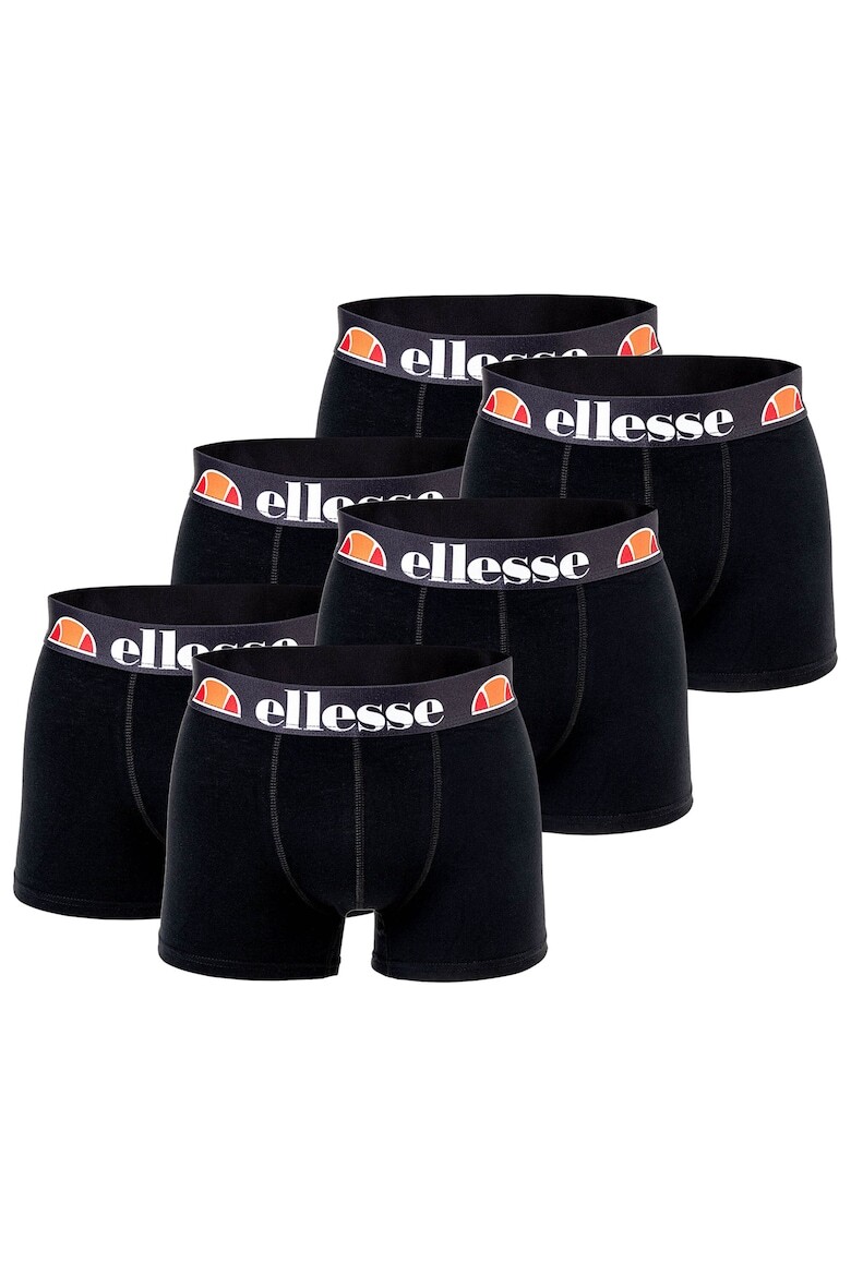 

Боксеры с логотипом на поясе - 6 пар Ellesse, черный