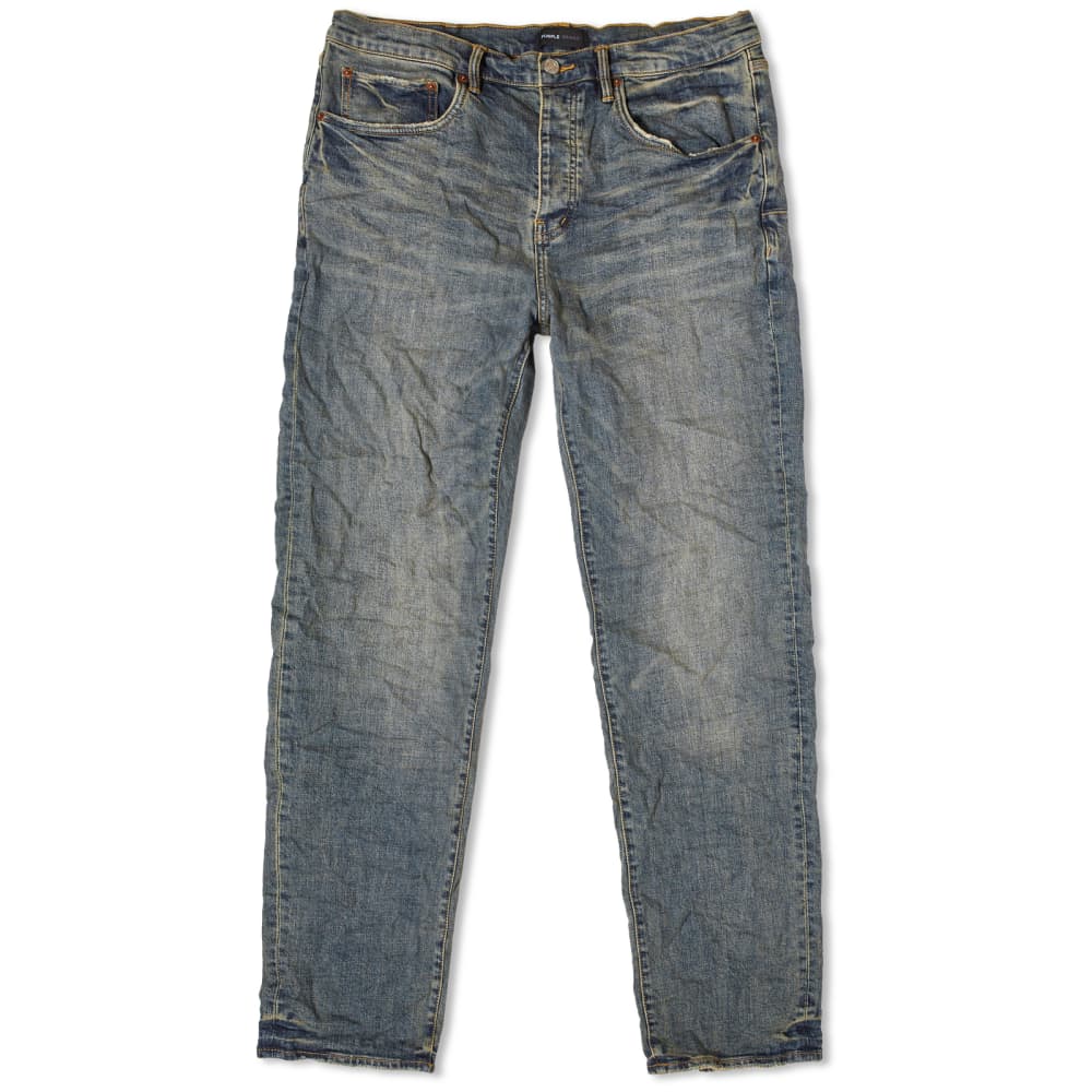 цена Purple Brand Брендовые узкие прямые джинсы P005