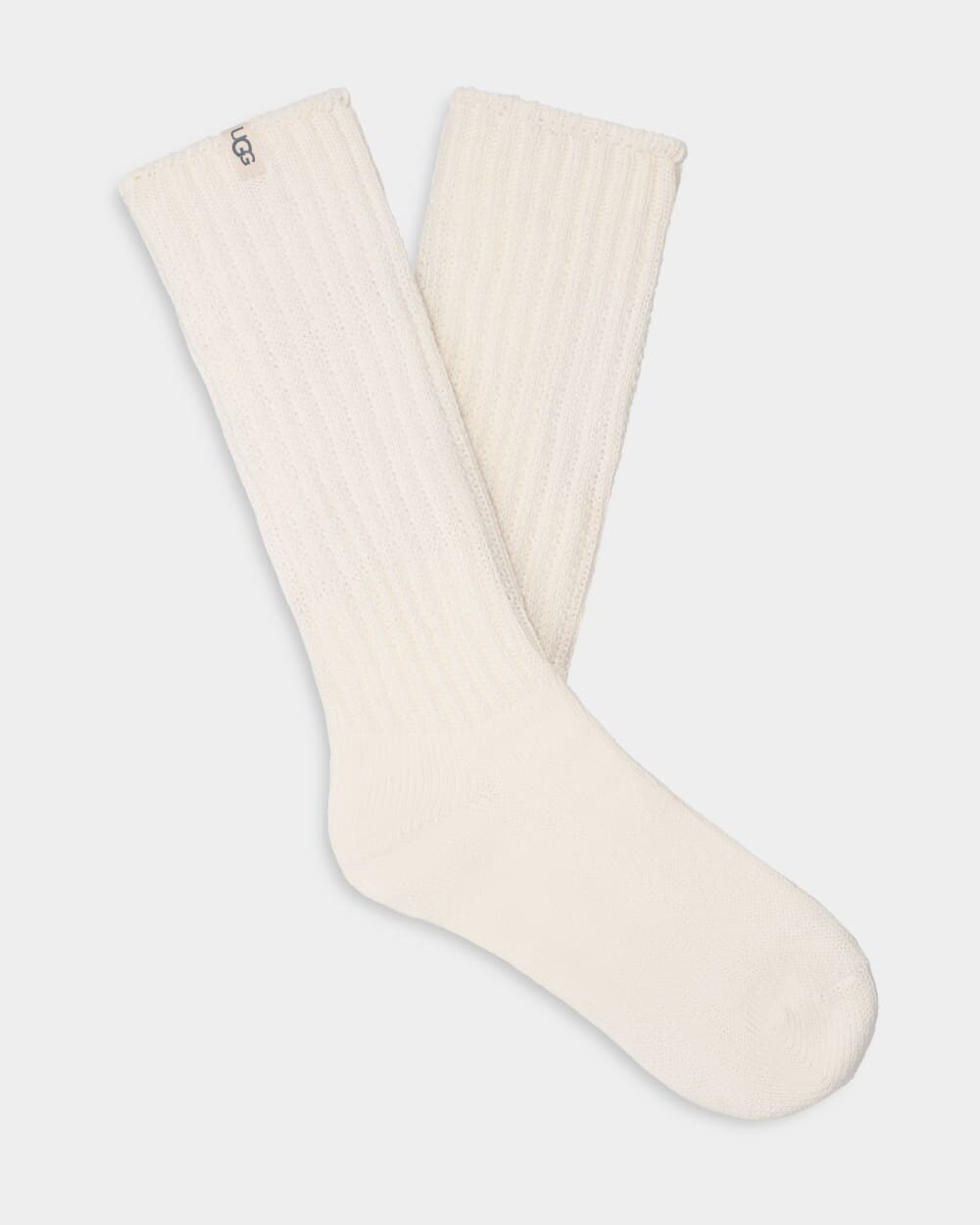 

Носки Tyla Slouchy Crew Sock UGG, белый