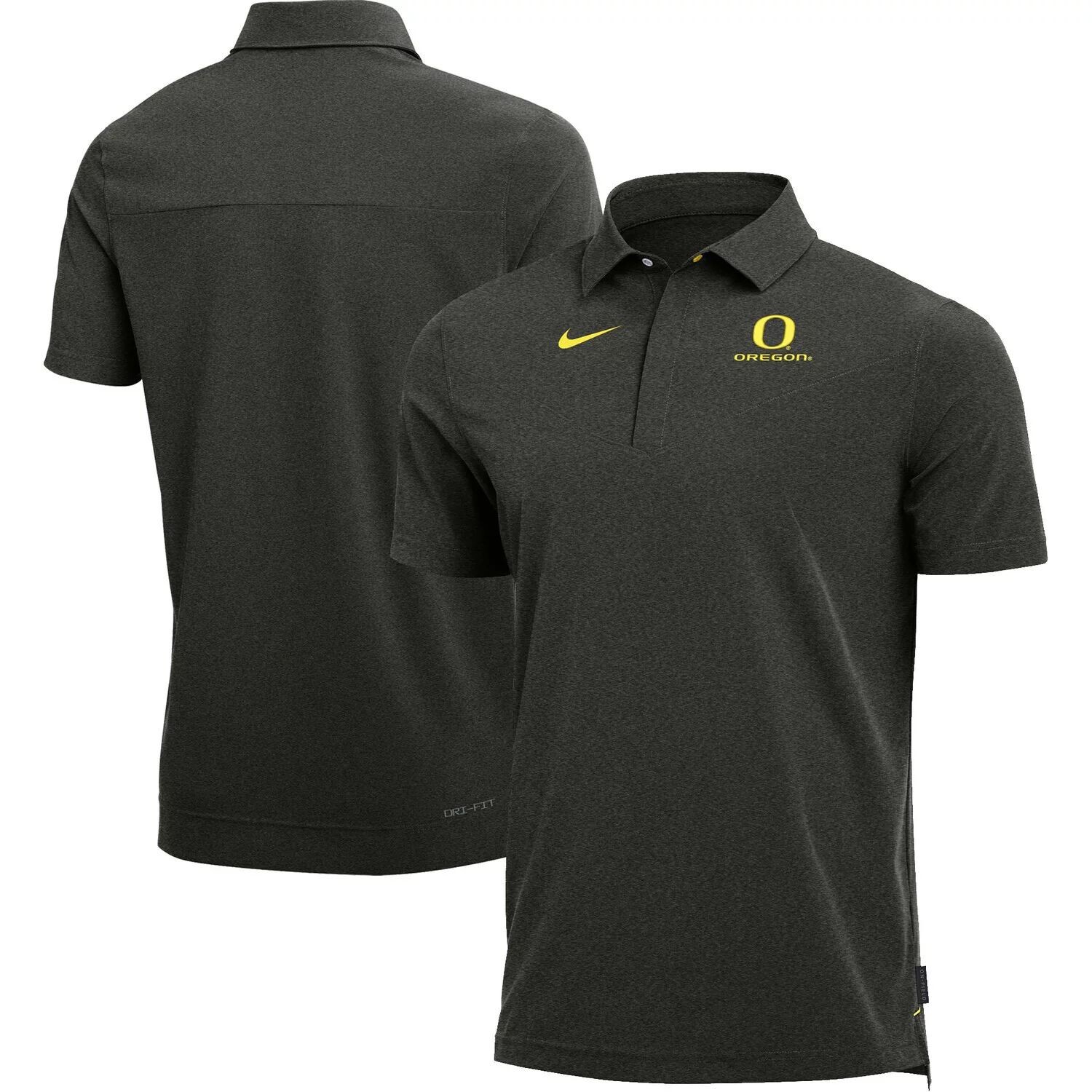 

Мужское темно-серое поло Oregon Ducks Coach Performance Nike, Серый