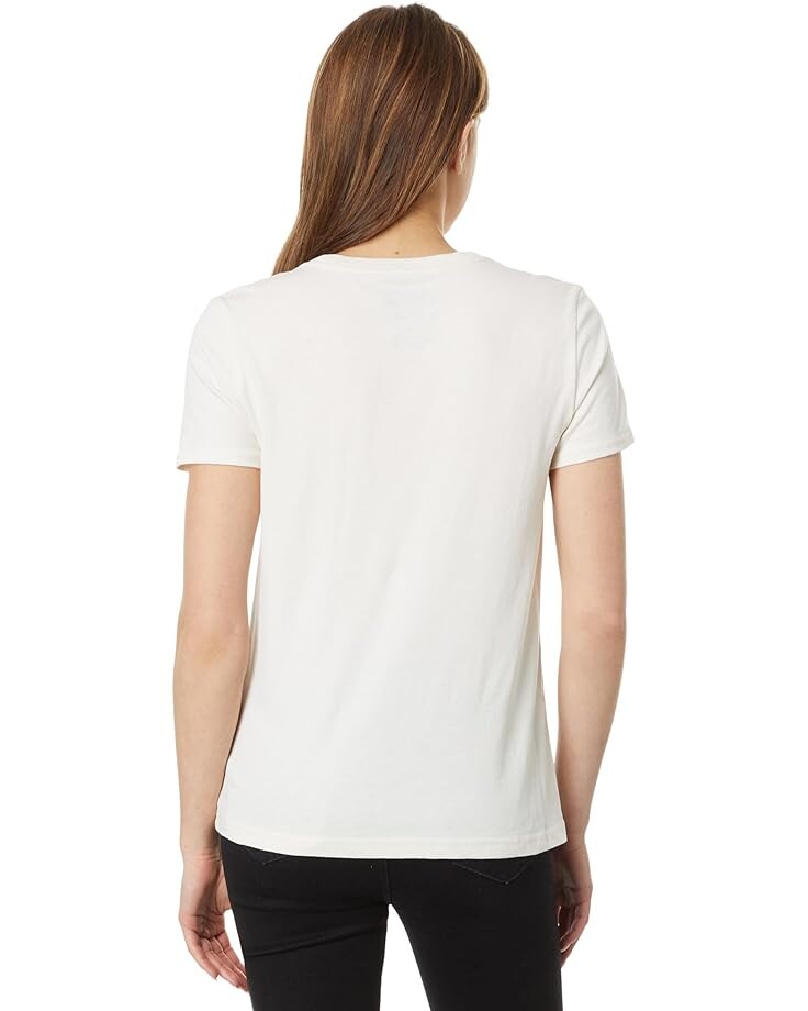 

Топ Lucky Brand Coke Santa Snow Classic Crew Top, цвет Whisper White