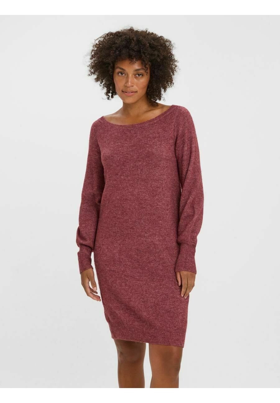 

Вязаное платье Vero Moda, розовый