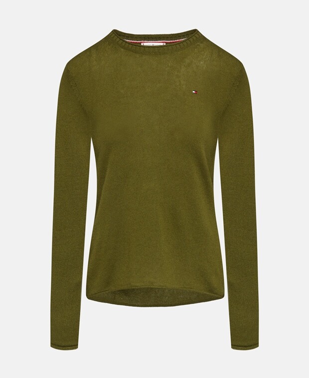 

Шерстяной джемпер Tommy Hilfiger, лаймовый