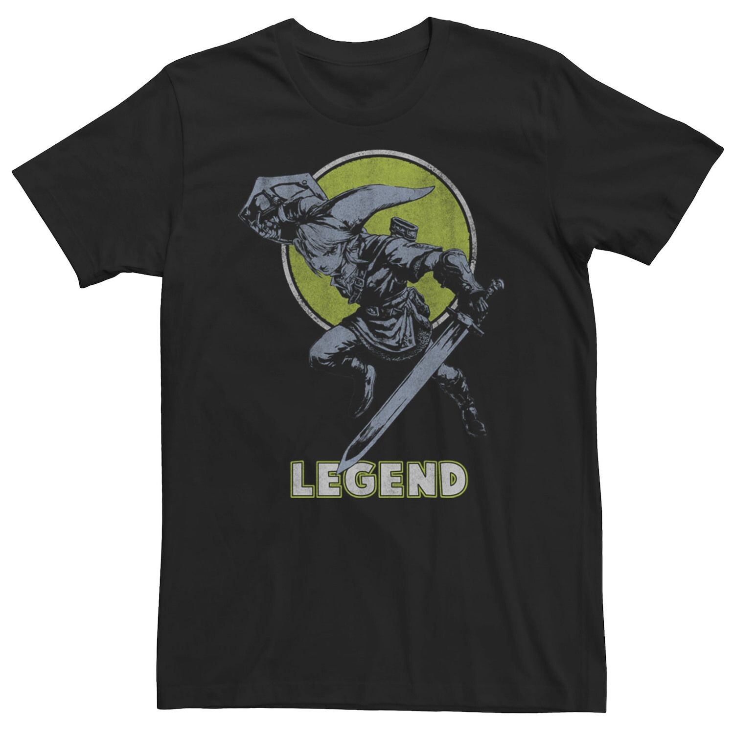 

Мужская футболка Zelda Link The Legend Dark Portrait Licensed Character