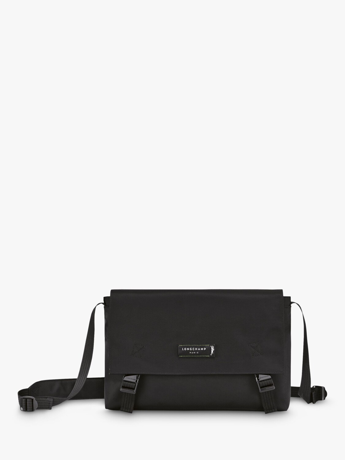 

Сумка через плечо Longchamp Green District ECONYL, средняя, черная